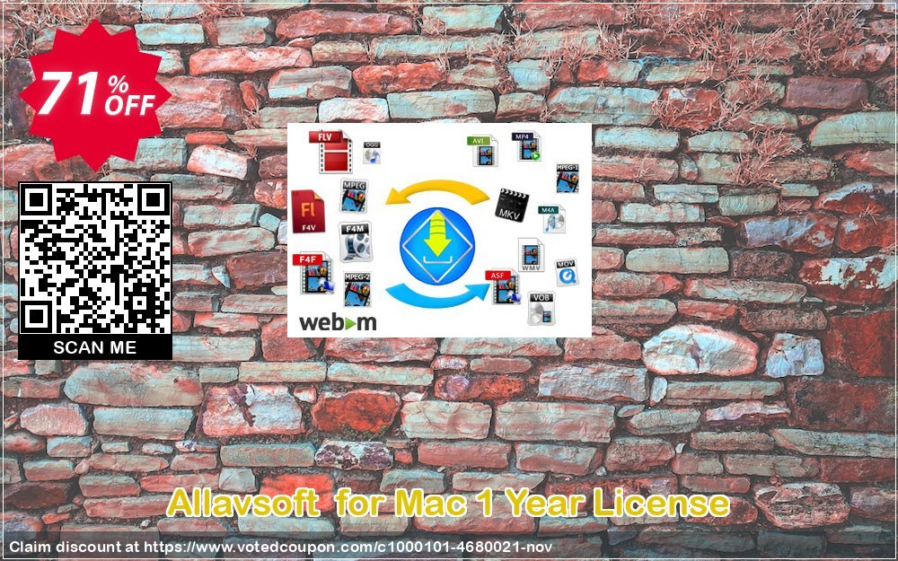 Allavsoft  for MAC Yearly Plan Coupon, discount 60% OFF Allavsoft  for Mac 1 Year License Dec 2024. Promotion: Awful offer code of Allavsoft  for Mac 1 Year License, tested in December 2024