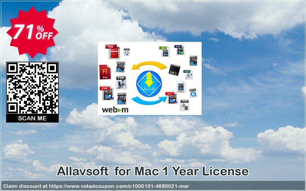 Allavsoft  for MAC Yearly Plan Coupon Code Apr 2024, 71% OFF - VotedCoupon