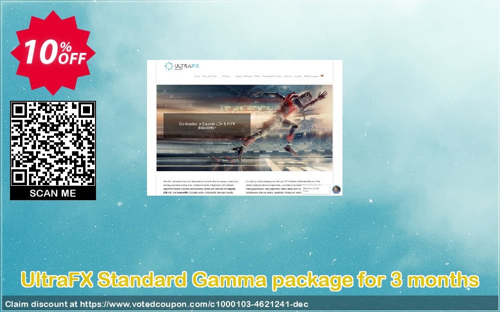 UltraFX Standard Gamma package for 3 months Coupon, discount Standard Gamma package for 3 months amazing promo code 2023. Promotion: amazing promo code of Standard Gamma package for 3 months 2023
