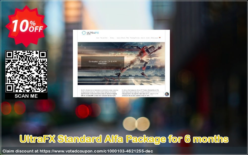 UltraFX Standard Alfa Package for 6 months Coupon, discount Standard Alfa Package for 6 months impressive promo code 2023. Promotion: impressive promo code of Standard Alfa Package for 6 months 2023