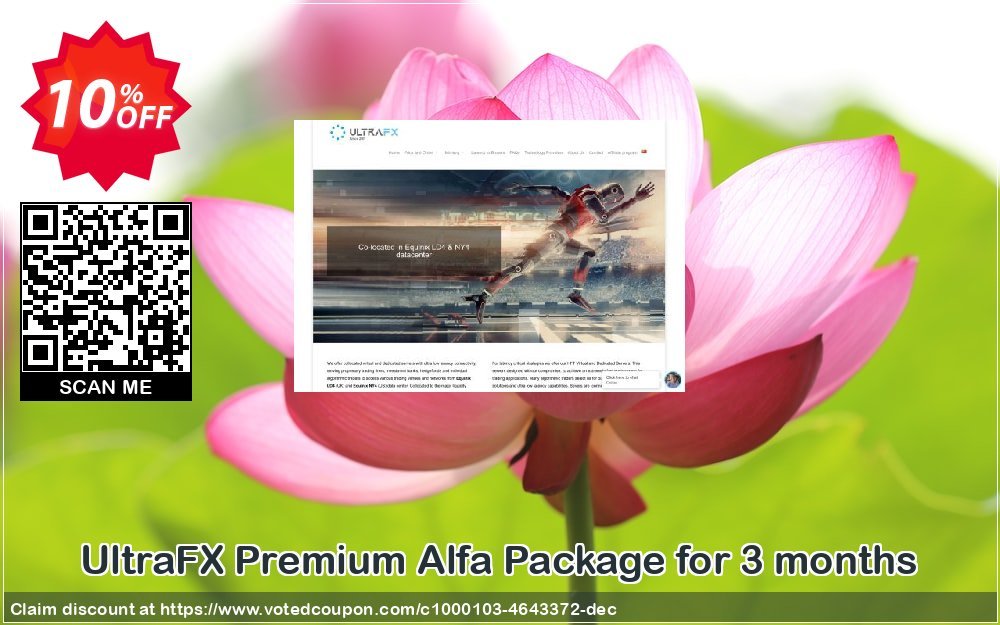 UltraFX Premium Alfa Package for 3 months Coupon, discount Premium Alfa Package for 3 months Best discounts code 2023. Promotion: special deals code of Premium Alfa Package for 3 months 2023