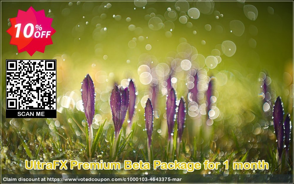 UltraFX Premium Beta Package for Monthly Coupon, discount Premium Beta Package for 1 month Special deals code 2024. Promotion: wonderful promo code of Premium Beta Package for 1 month 2024