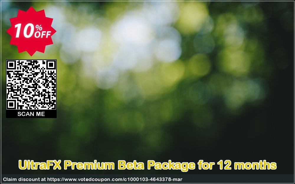 UltraFX Premium Beta Package for 12 months Coupon, discount Premium Beta Package for 12 months Wonderful promo code 2024. Promotion: staggering sales code of Premium Beta Package for 12 months 2024