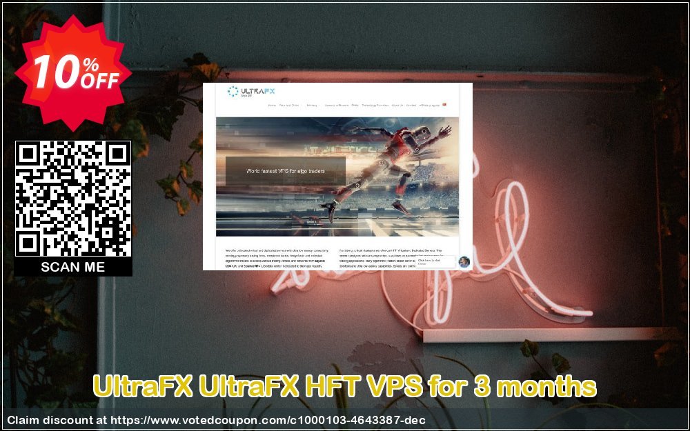 UltraFX UltraFX HFT VPS for 3 months Coupon, discount UltraFX HFT VPS for 3 months Dreaded promotions code 2023. Promotion: wondrous offer code of UltraFX HFT VPS for 3 months 2023