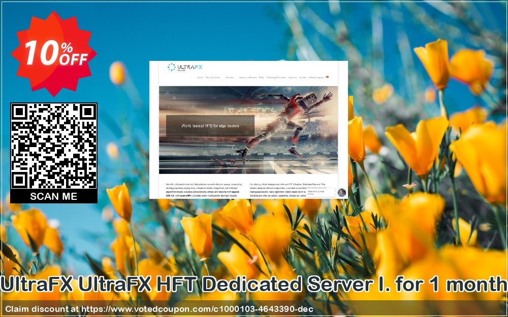 UltraFX UltraFX HFT Dedicated Server I. for Monthly Coupon, discount UltraFX HFT Dedicated Server I. for 1 month Wondrous offer code 2024. Promotion: amazing discounts code of UltraFX HFT Dedicated Server I. for 1 month 2024