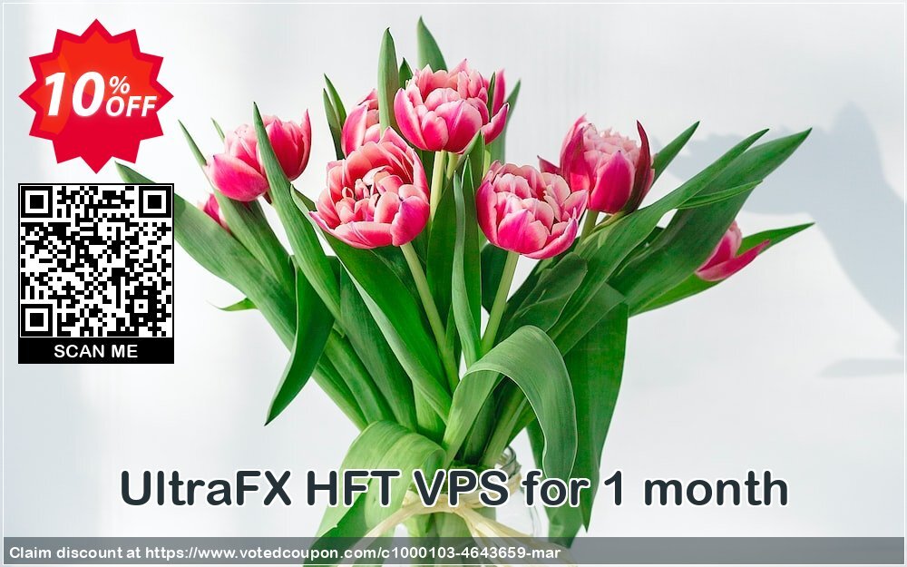 UltraFX UltraFX HFT VPS for Monthly Coupon, discount UltraFX HFT VPS for 1 month Stirring discounts code 2024. Promotion: fearsome deals code of UltraFX HFT VPS for 1 month 2024