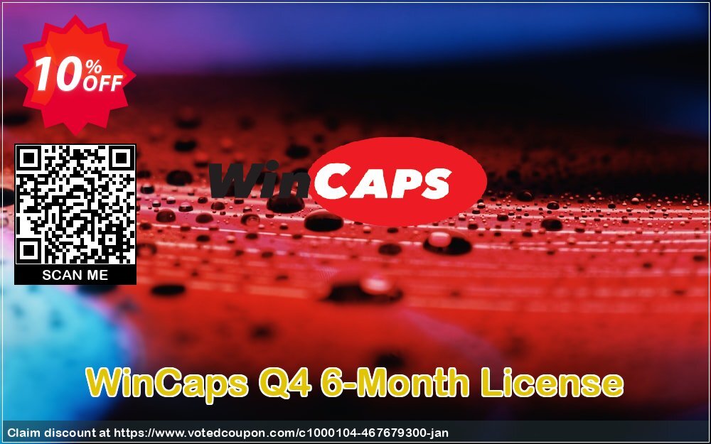 WinCaps Q4 6-Month Plan Coupon, discount 10% OFF WinCaps Q4 6-Month License, verified. Promotion: Best discounts code of WinCaps Q4 6-Month License, tested & approved