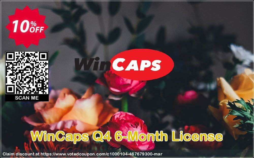 WinCaps Q4 6-Month Plan Coupon, discount 10% OFF WinCaps Q4 6-Month License, verified. Promotion: Best discounts code of WinCaps Q4 6-Month License, tested & approved