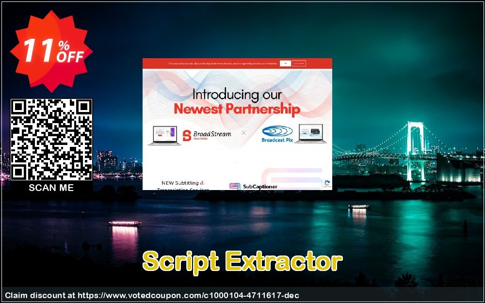 Script Extractor Coupon, discount Script Extractor Software + Email Support amazing discount code 2023. Promotion: amazing discount code of Script Extractor Software + Email Support 2023