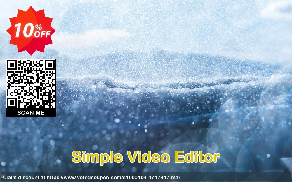 Simple Video Editor Coupon Code Apr 2024, 10% OFF - VotedCoupon