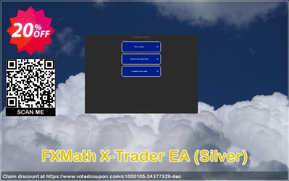FXMath X-Trader EA, Silver  Coupon, discount FXMath X-Trader EA (Silver) Impressive discounts code 2023. Promotion: Impressive discounts code of FXMath X-Trader EA (Silver) 2023