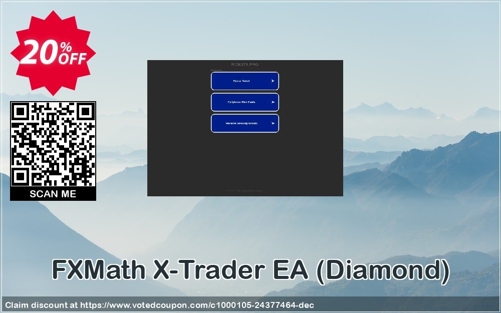 FXMath X-Trader EA, Diamond  Coupon, discount FXMath X-Trader EA (Diamond)  Staggering sales code 2024. Promotion: Staggering sales code of FXMath X-Trader EA (Diamond)  2024