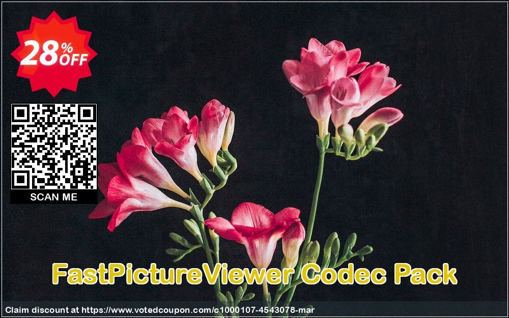 FastPictureViewer Codec Pack Coupon, discount FastPictureViewer Codec Pack formidable promo code 2024. Promotion: formidable promo code of FastPictureViewer Codec Pack 2024