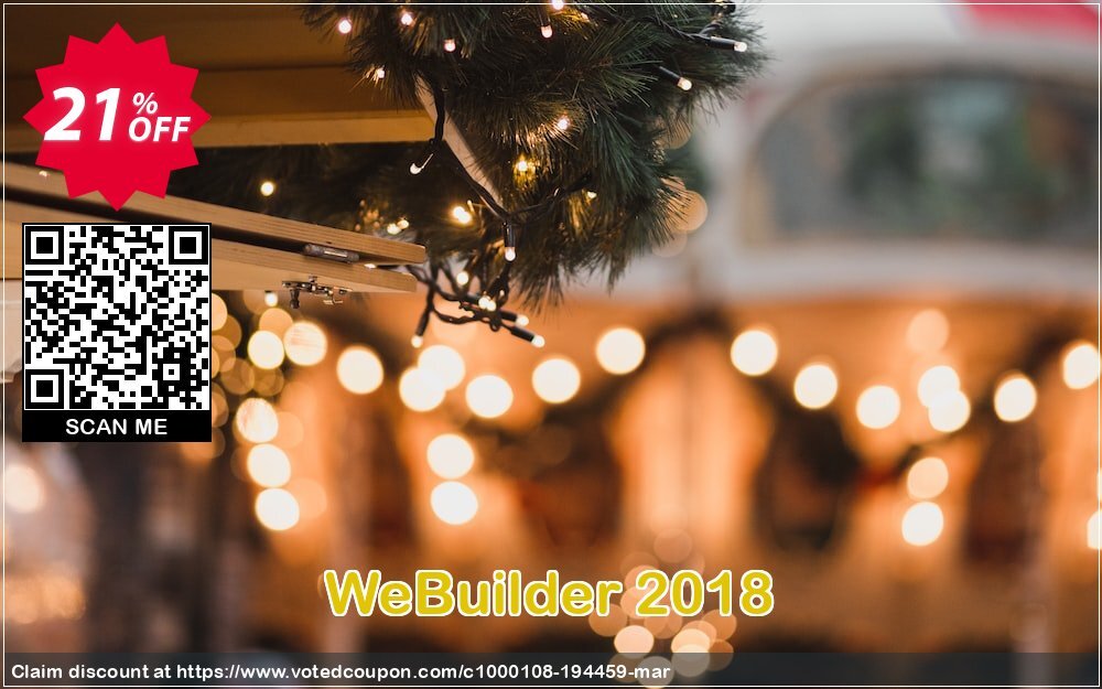 WeBuilder 2018 Coupon, discount WeBuilder 2024 exclusive offer code 2024. Promotion: exclusive offer code of WeBuilder 2024 2024