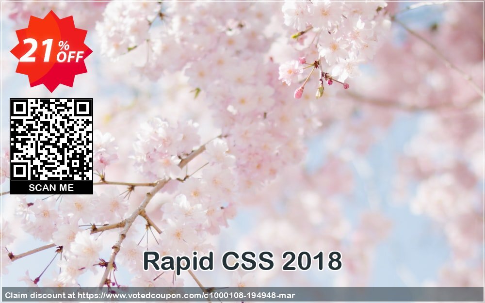 Rapid CSS 2018 Coupon Code May 2024, 21% OFF - VotedCoupon