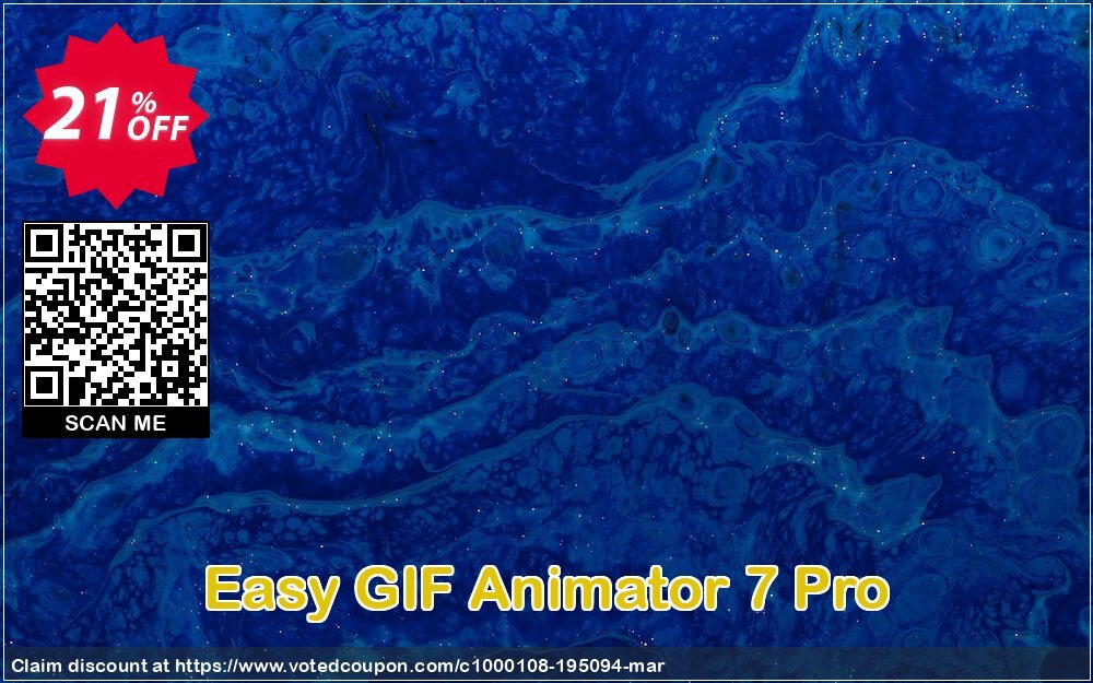 Easy GIF Animator 7 Pro Coupon, discount Easy GIF Animator 7 Pro wondrous sales code 2024. Promotion: wondrous sales code of Easy GIF Animator 7 Pro 2024