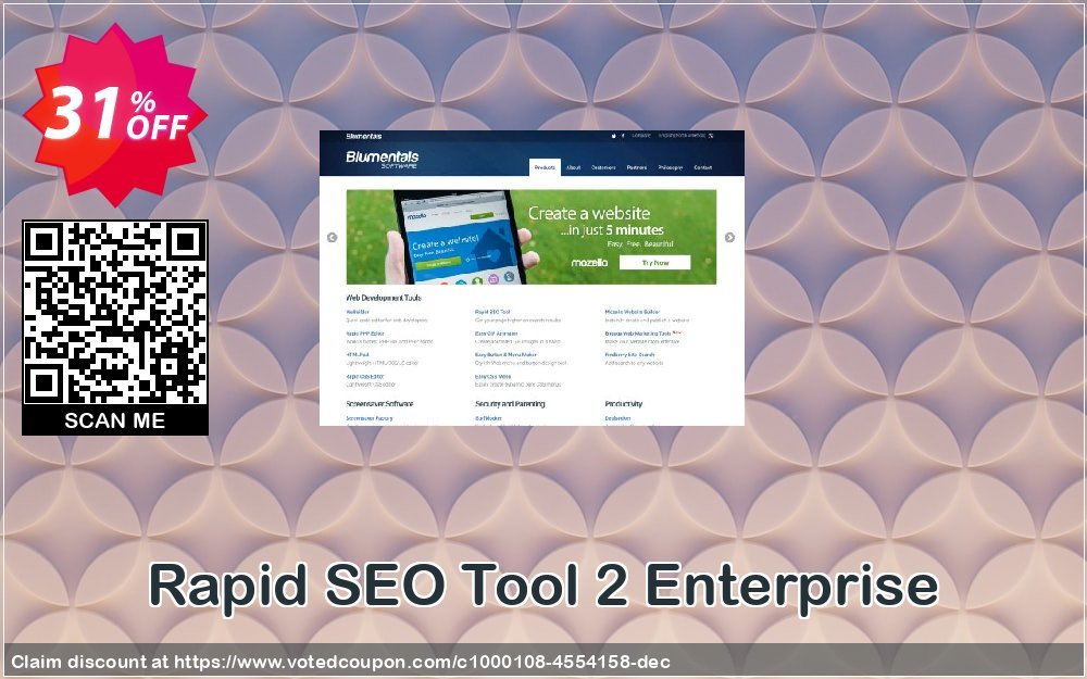 Rapid SEO Tool 2 Enterprise Coupon, discount Rapid SEO Tool promotion - 30% discount. Promotion: amazing discount code of Rapid SEO Tool 2 Enterprise 2023