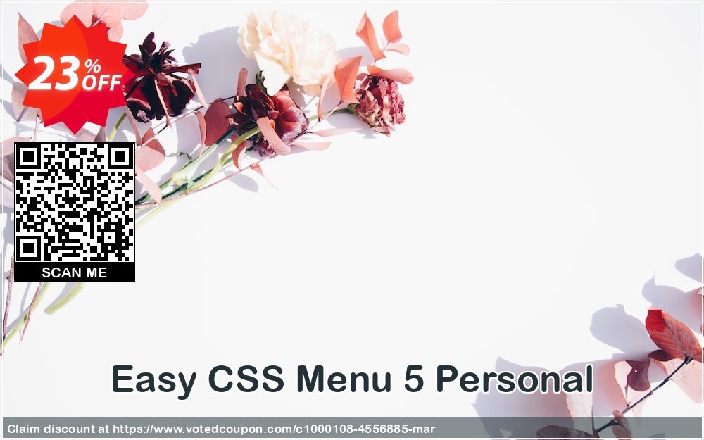 Easy CSS Menu 5 Personal Coupon Code Apr 2024, 23% OFF - VotedCoupon