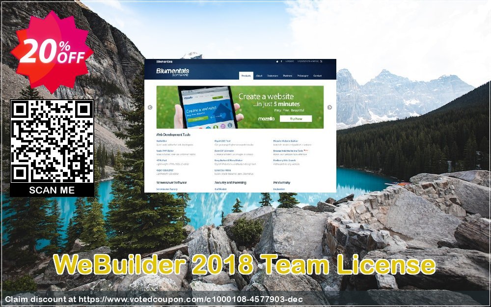 WeBuilder 2018 Team Plan Coupon, discount WeBuilder 2023 Team License excellent promo code 2023. Promotion: excellent promo code of WeBuilder 2023 Team License 2023