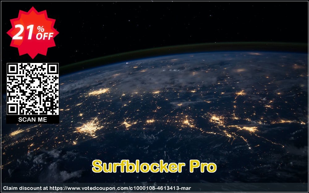 Surfblocker Pro Coupon, discount Surfblocker Pro fearsome discount code 2024. Promotion: fearsome discount code of Surfblocker Pro 2024