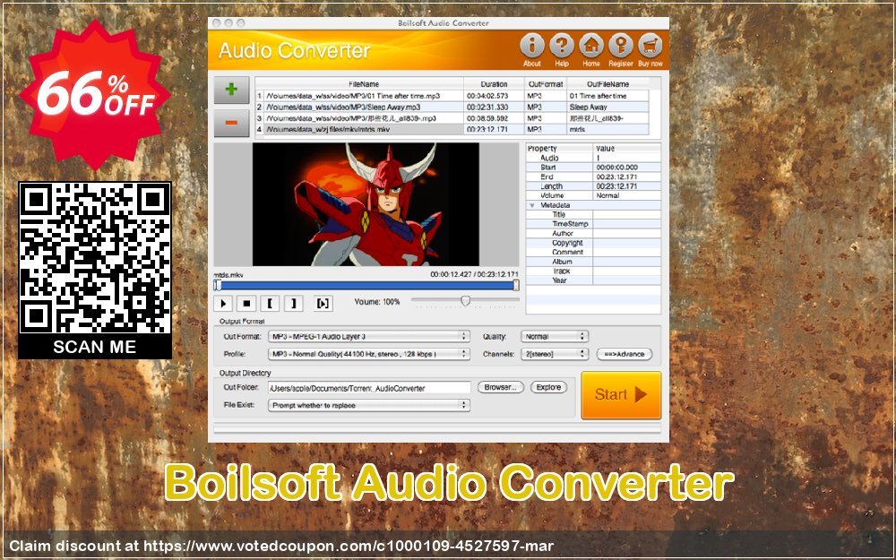 Boilsoft Audio Converter Coupon, discount Bits Promo. Promotion: stirring sales code of Boilsoft Audio Converter 2024