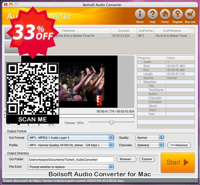 Boilsoft Audio Converter for MAC Coupon, discount Boilsoft Audio Converter for Mac big offer code 2023. Promotion: big offer code of Boilsoft Audio Converter for Mac 2023
