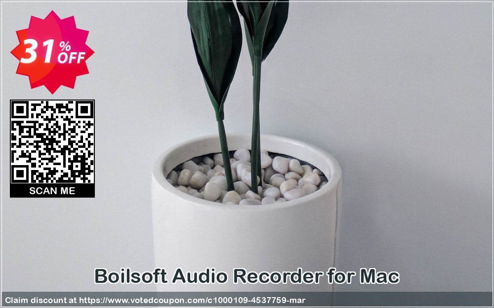 Boilsoft Audio Recorder for MAC Coupon Code May 2024, 31% OFF - VotedCoupon