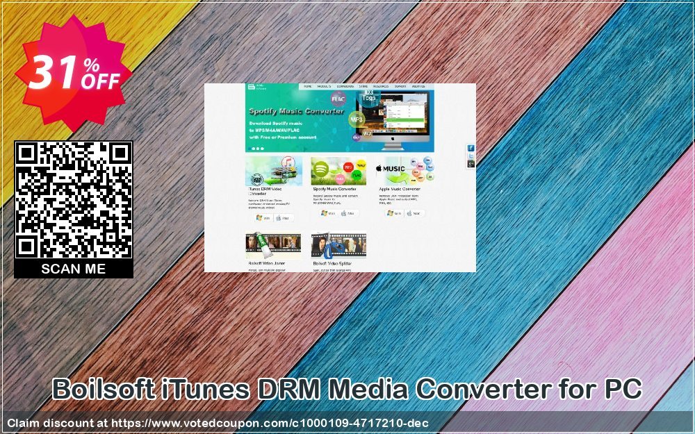 Boilsoft iTunes DRM Media Converter for PC Coupon, discount Boilsoft iTunes DRM Media Converter for PC impressive promo code 2023. Promotion: impressive promo code of Boilsoft iTunes DRM Media Converter for PC 2023