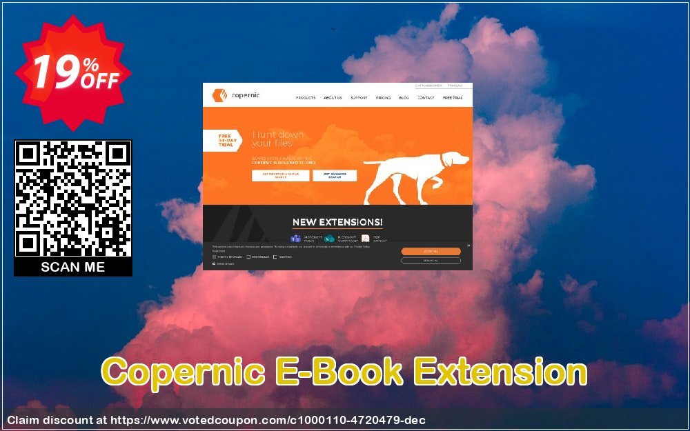 Copernic E-Book Extension Coupon, discount Copernic - Upgrade from free. Promotion: dreaded promo code of E-Book Extension (1 year) 2023