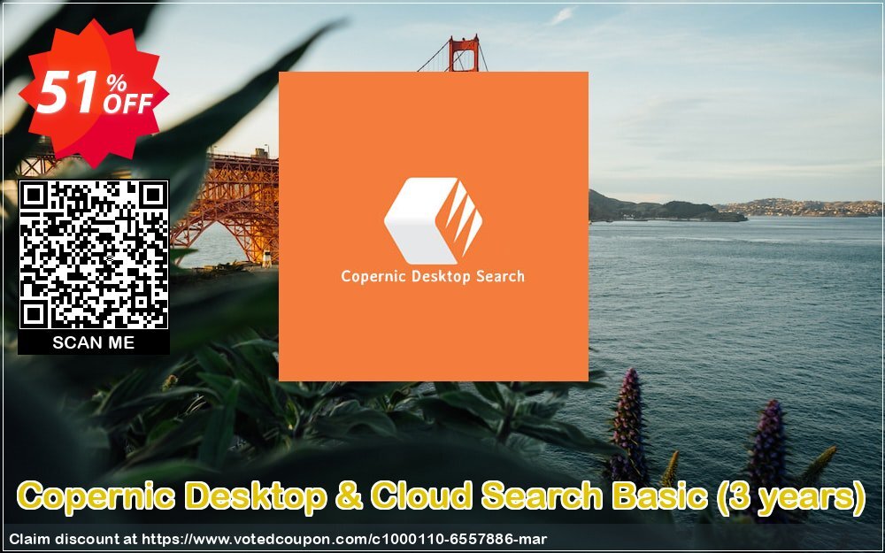 Copernic Desktop & Cloud Search Basic, 3 years  Coupon, discount 30% OFF Copernic Desktop Search - Professional Edition (3 years), verified. Promotion: Wonderful promo code of Copernic Desktop Search - Professional Edition (3 years), tested & approved