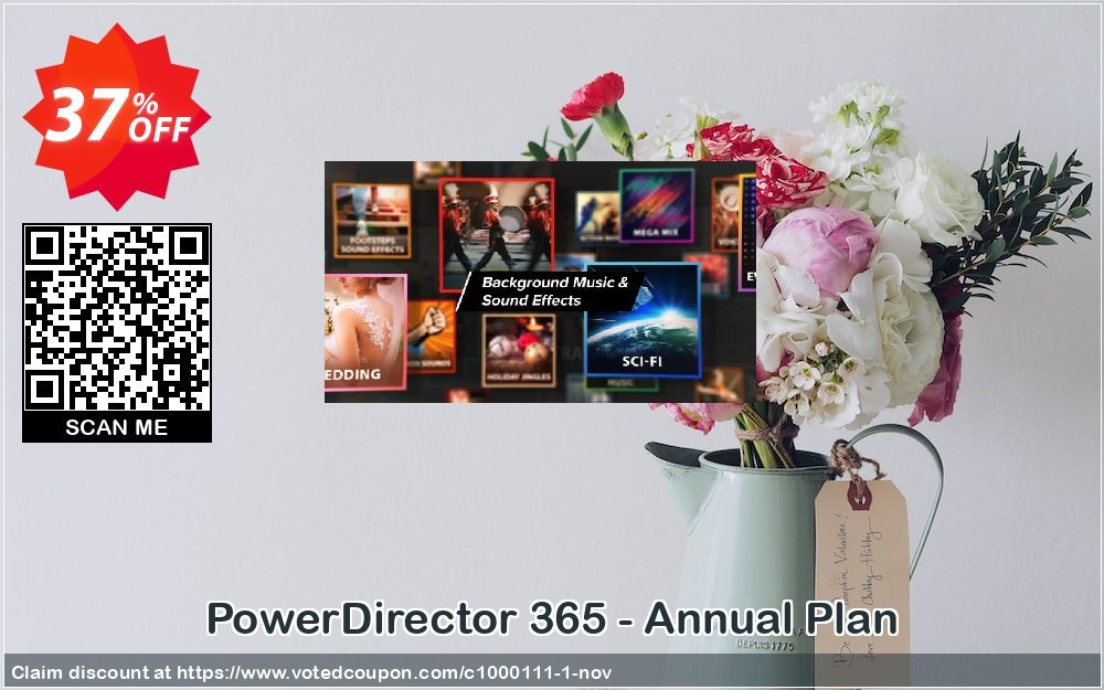 PowerDirector 365 - Annual Plan Coupon Code Mar 2024, 37% OFF - VotedCoupon