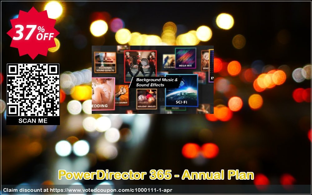 PowerDirector 365 - Annual Plan Coupon Code May 2024, 37% OFF - VotedCoupon