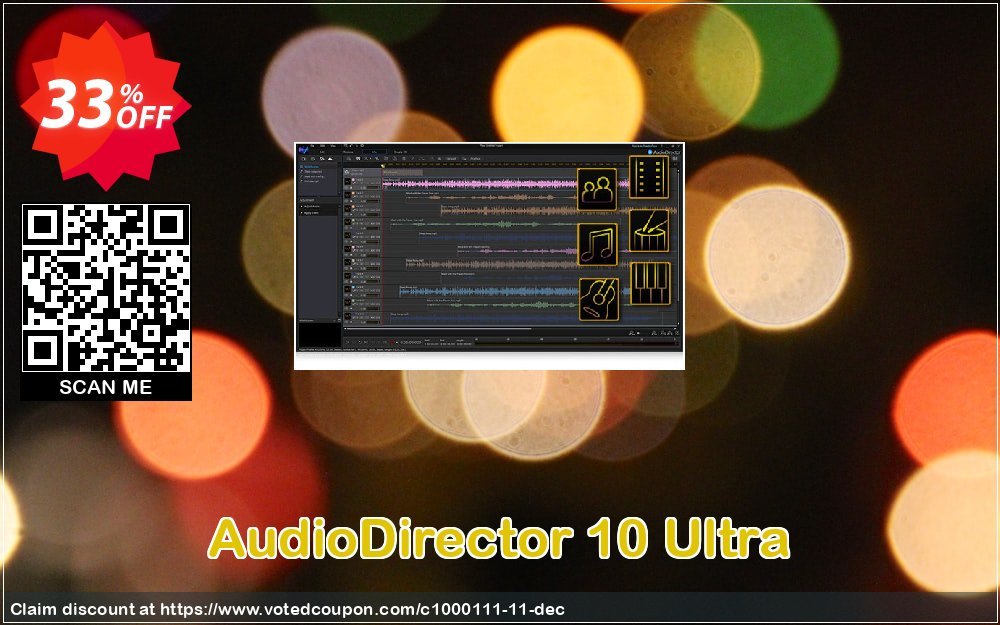 AudioDirector 10 Ultra Coupon, discount 33% OFF AudioDirector Jan 2023. Promotion: Amazing discounts code of AudioDirector, tested in January 2023