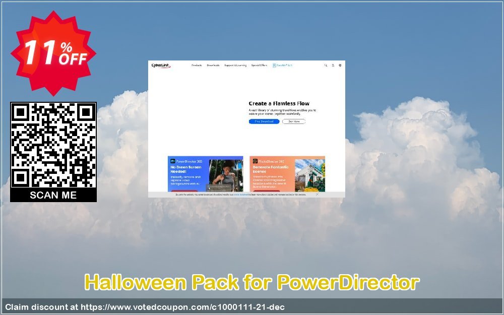 Halloween Pack for PowerDirector Coupon Code Apr 2024, 11% OFF - VotedCoupon