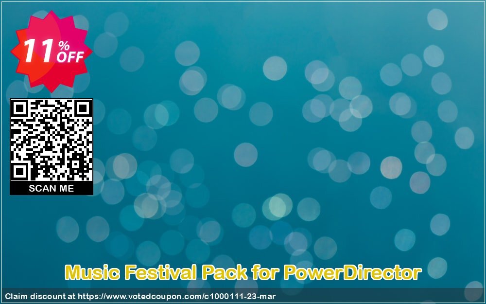 Music Festival Pack for PowerDirector Coupon Code Apr 2024, 11% OFF - VotedCoupon