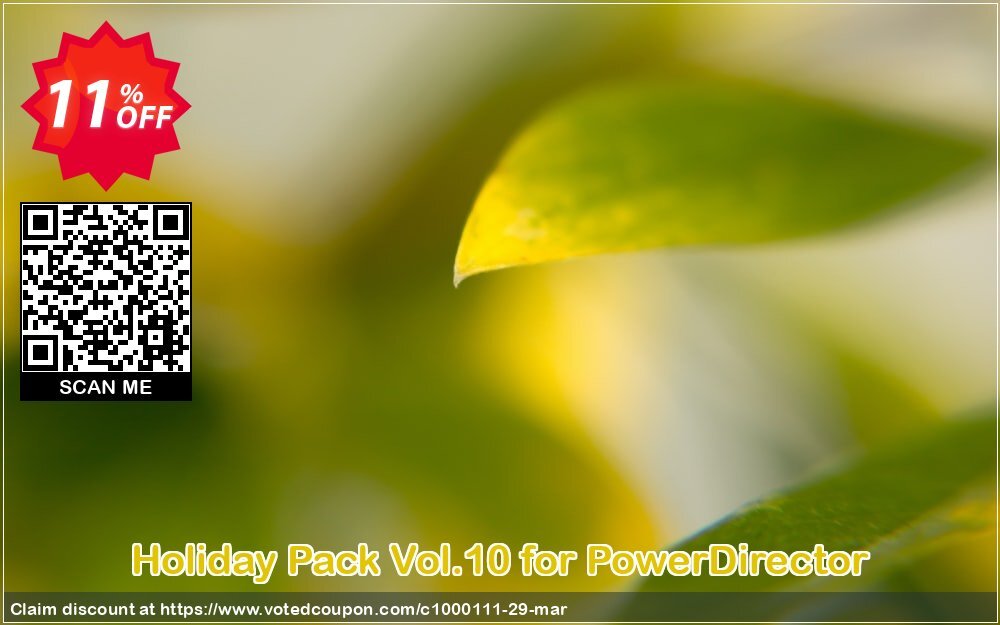 Holiday Pack Vol.10 for PowerDirector Coupon, discount Holiday Pack Vol.10 for PowerDirector Deal. Promotion: Holiday Pack Vol.10 for PowerDirector Exclusive offer