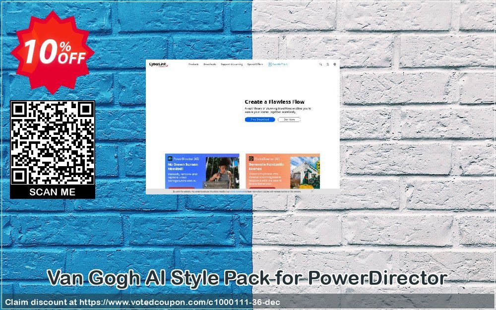 Van Gogh AI Style Pack for PowerDirector Coupon, discount Van Gogh AI Style Pack Includes AI Style Plugin Deal. Promotion: Van Gogh AI Style Pack Includes AI Style Plugin Exclusive offer