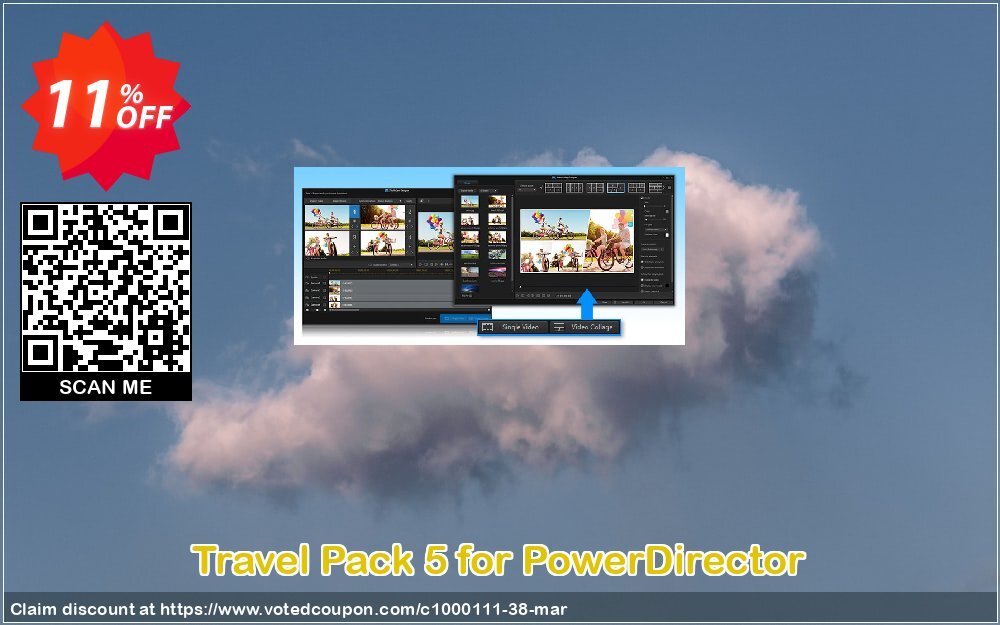 Travel Pack 5 for PowerDirector Coupon Code Apr 2024, 11% OFF - VotedCoupon