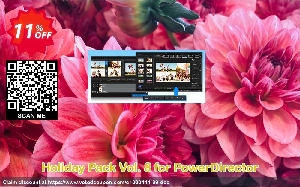 Holiday Pack Vol. 8 for PowerDirector Coupon Code Apr 2024, 11% OFF - VotedCoupon