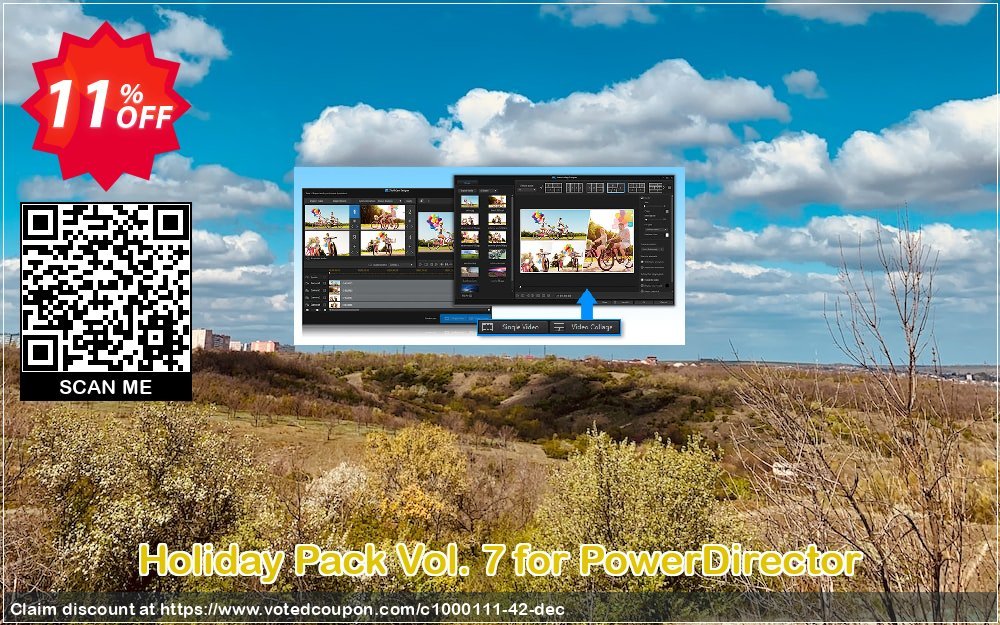 Holiday Pack Vol. 7 for PowerDirector Coupon Code Apr 2024, 11% OFF - VotedCoupon