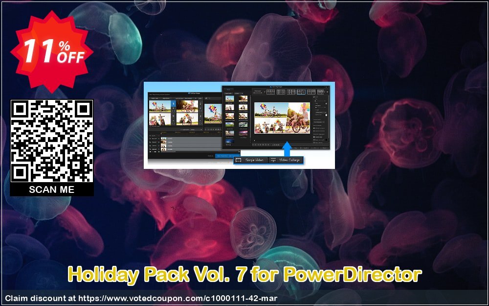 Holiday Pack Vol. 7 for PowerDirector Coupon, discount Holiday Pack Vol. 7  					for PowerDirector Deal. Promotion: Holiday Pack Vol. 7  					for PowerDirector Exclusive offer