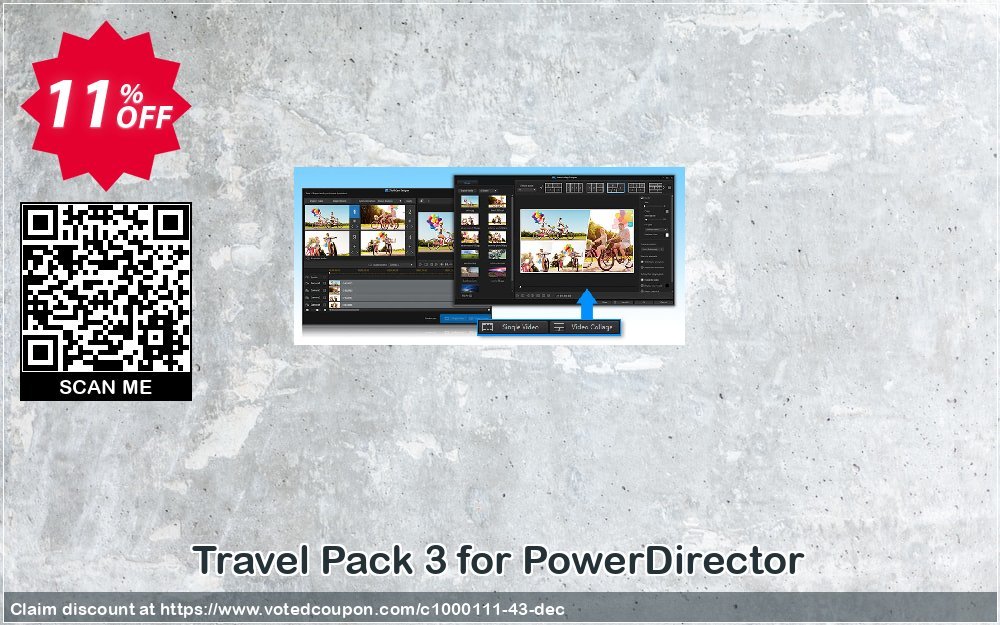 Travel Pack 3 for PowerDirector Coupon Code Apr 2024, 11% OFF - VotedCoupon