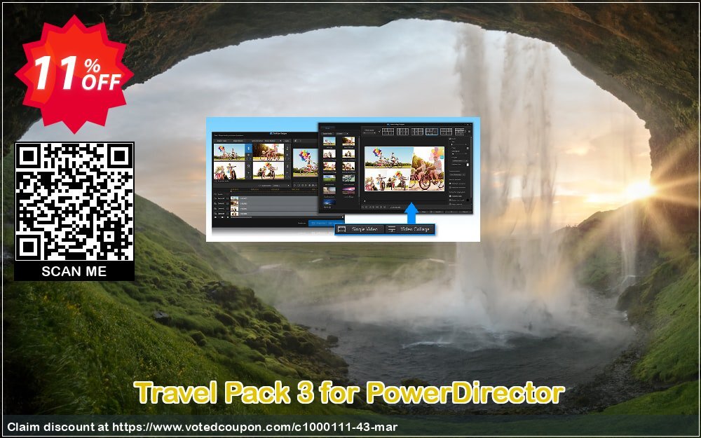 Travel Pack 3 for PowerDirector Coupon Code Apr 2024, 11% OFF - VotedCoupon