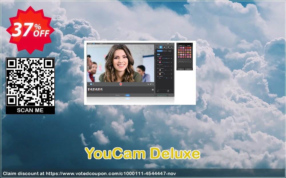 YouCam Deluxe Coupon, discount YouCam 7 Deluxe hottest deals code 2023. Promotion: hottest deals code of YouCam 7 Deluxe 2023