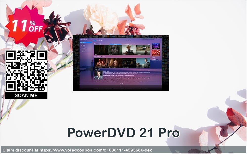 PowerDVD 21 Pro Coupon, discount PowerDVD amazing offer code 2023. Promotion: amazing offer code of PowerDVD 2023