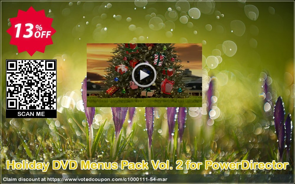 Holiday DVD Menus Pack Vol. 2 for PowerDirector Coupon, discount Holiday DVD Menus Pack Vol. 2 Deal. Promotion: Holiday DVD Menus Pack Vol. 2 Exclusive offer