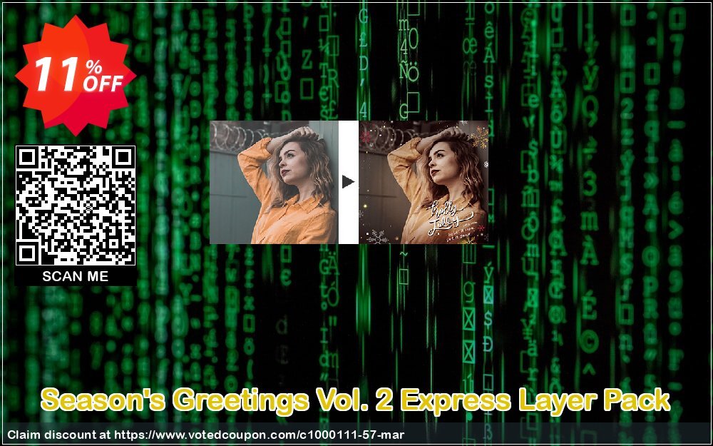 Season's Greetings Vol. 2 Express Layer Pack Coupon, discount Season's Greetings Vol. 2 Express Layer Pack Deal. Promotion: Season's Greetings Vol. 2 Express Layer Pack Exclusive offer