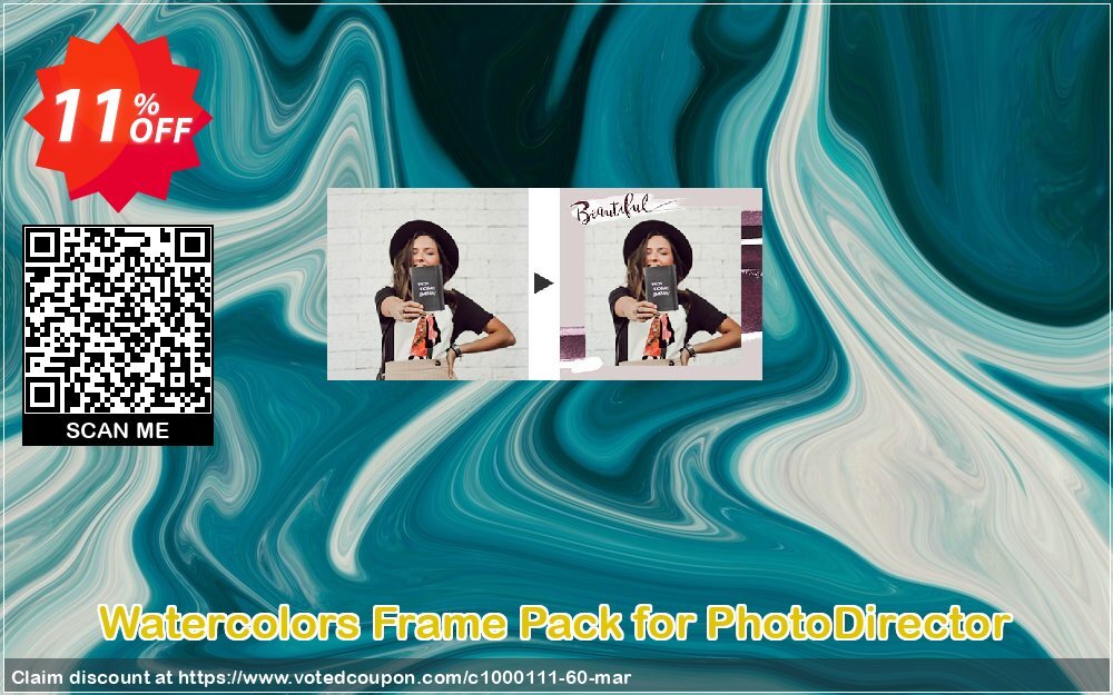 Watercolors Frame Pack for PhotoDirector Coupon Code Apr 2024, 11% OFF - VotedCoupon