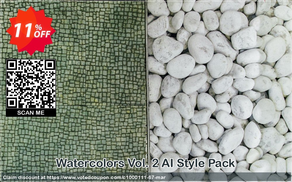 Watercolors Vol. 2 AI Style Pack Coupon, discount Watercolors Vol. 2 AI Style Pack Deal. Promotion: Watercolors Vol. 2 AI Style Pack Exclusive offer