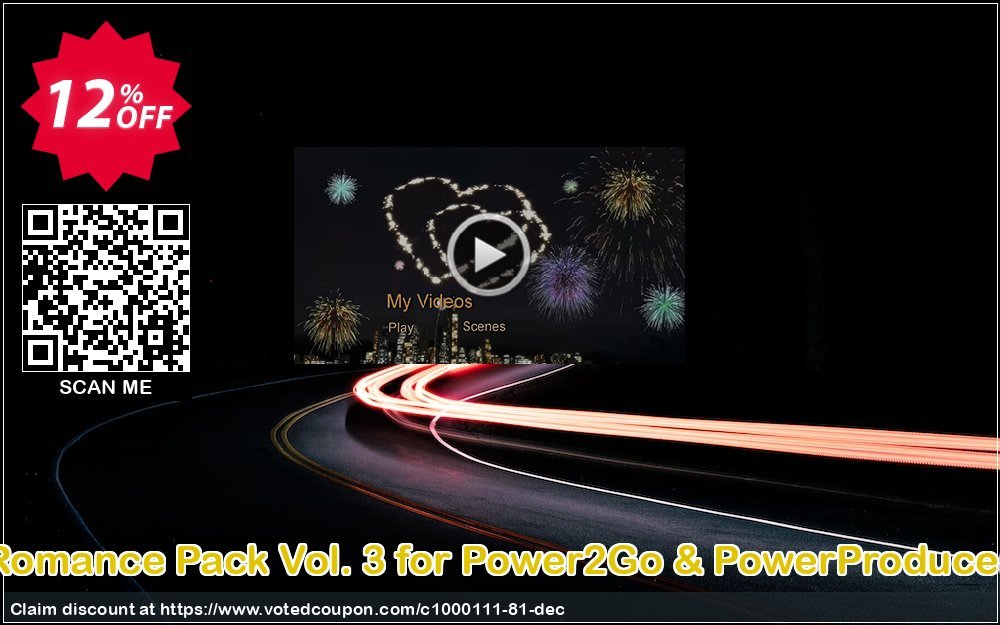 Romance Pack Vol. 3 for Power2Go & PowerProducer Coupon, discount 10% OFF Romance Pack Vol. 3 for Power2Go & PowerProducer Jan 2023. Promotion: Amazing discounts code of Romance Pack Vol. 3 for Power2Go & PowerProducer, tested in January 2023